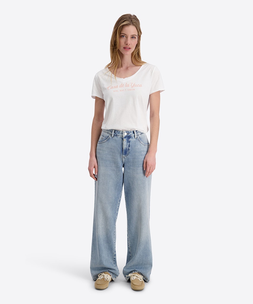 Timezone Damen Jeans  Light Blu