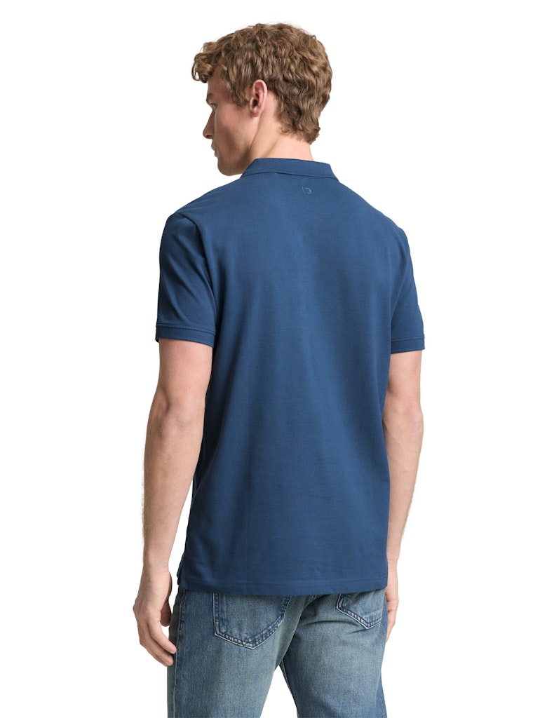 Tom Tailor denim Herren Polo-Shirts Nighttime Blue