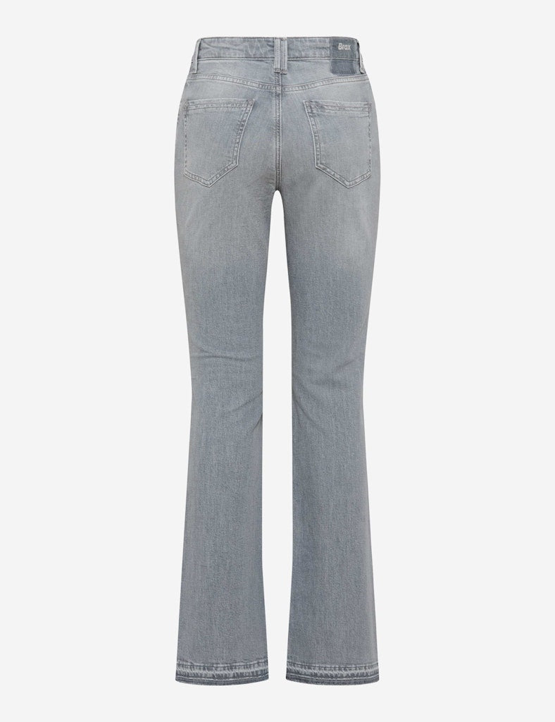 Brax Damen Jeans Used Silver Gre