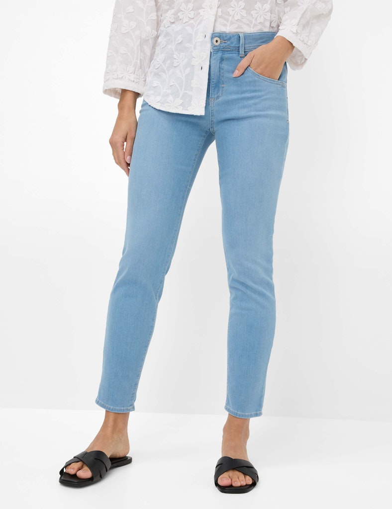 Brax Damen Jeans Used Bleached B