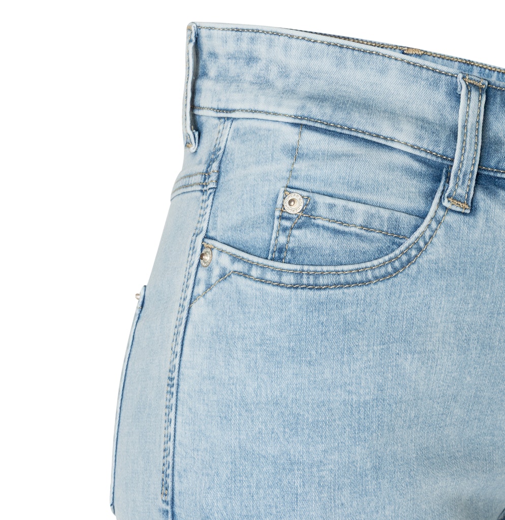 Mac Damen Jeans Light Azure Blu