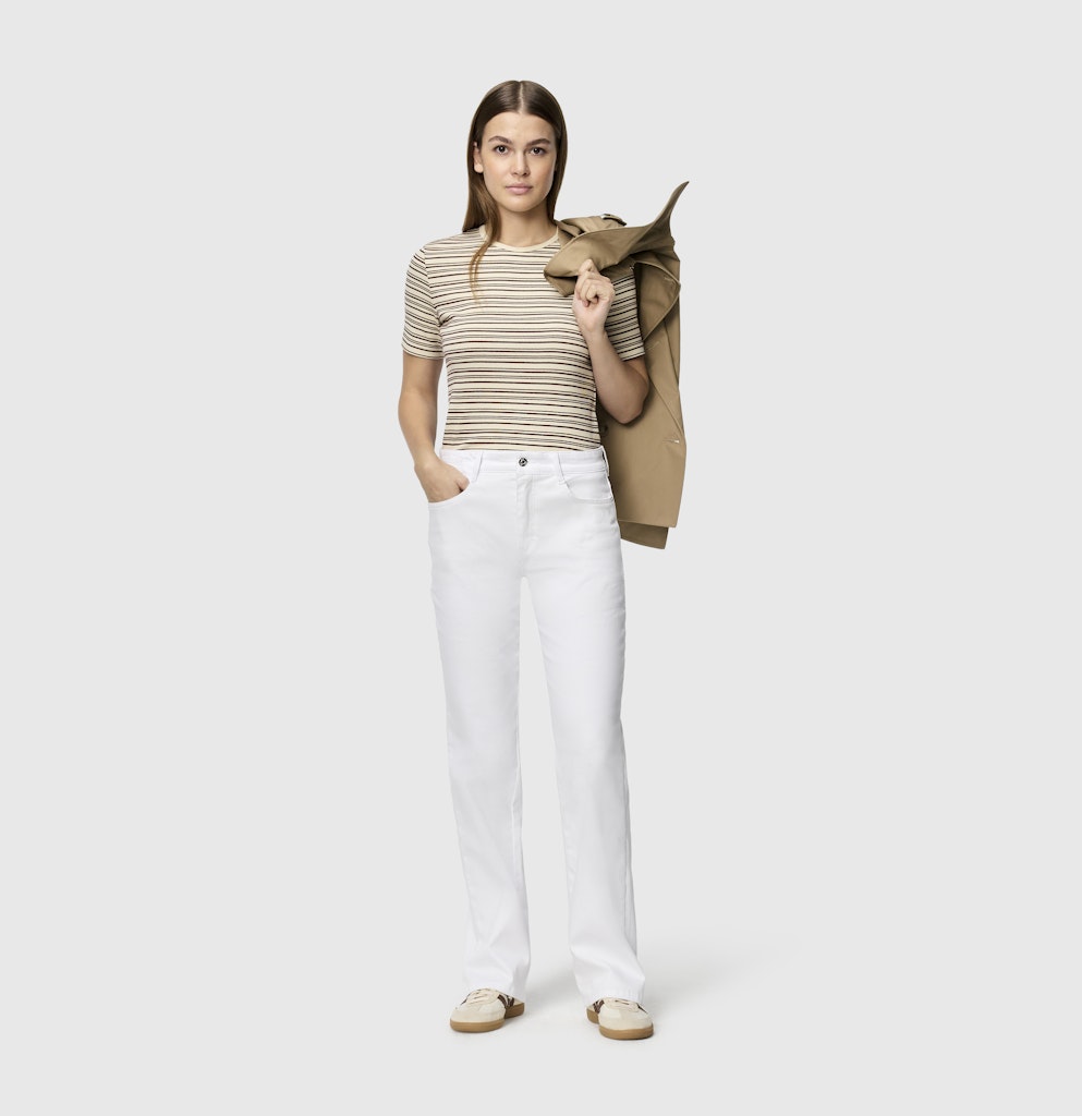 Mac Damen Hosen White