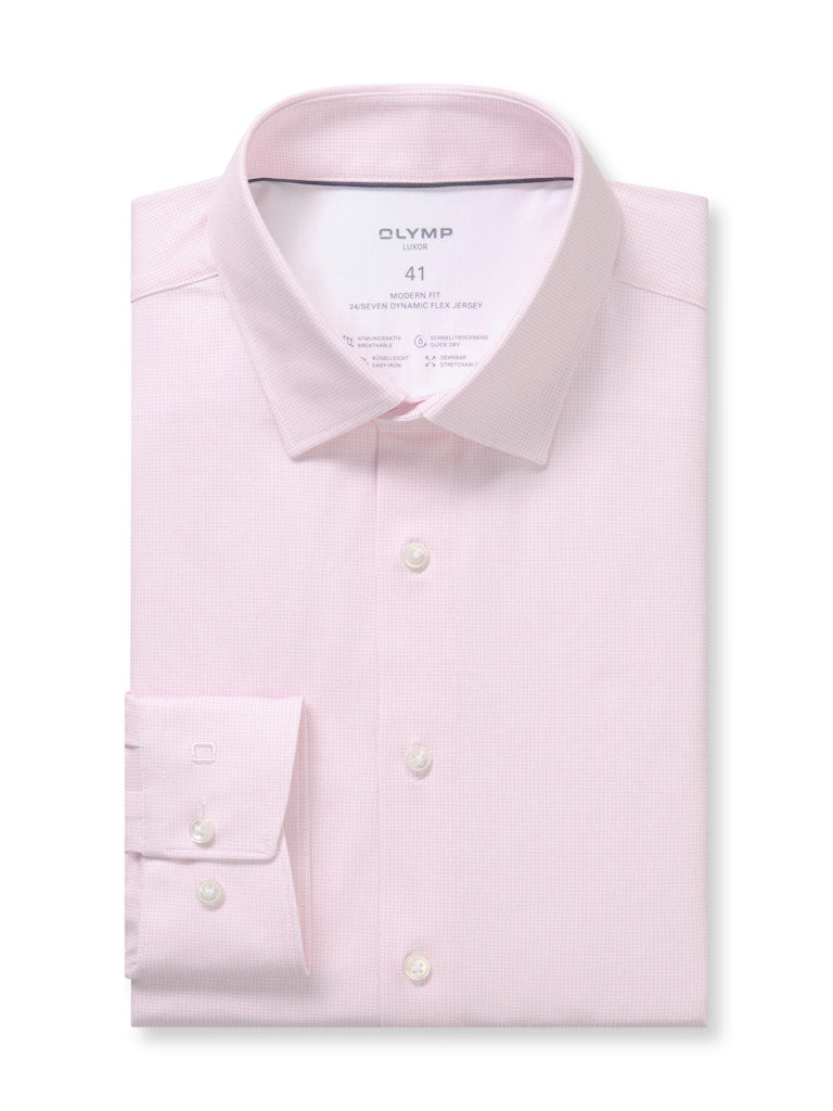 Olymp Herren Hemden lang  Hellrose
