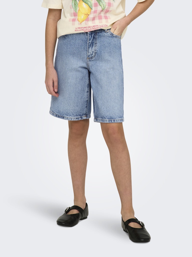 Only Mädchen Shorts & Rcke Light Blue Deni