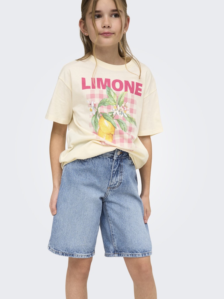 Only Mädchen Shorts & Rcke Light Blue Deni