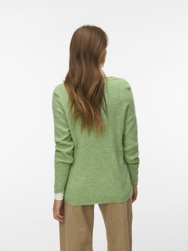 Vero Moda Damen Pullover Mistletoe/Melan