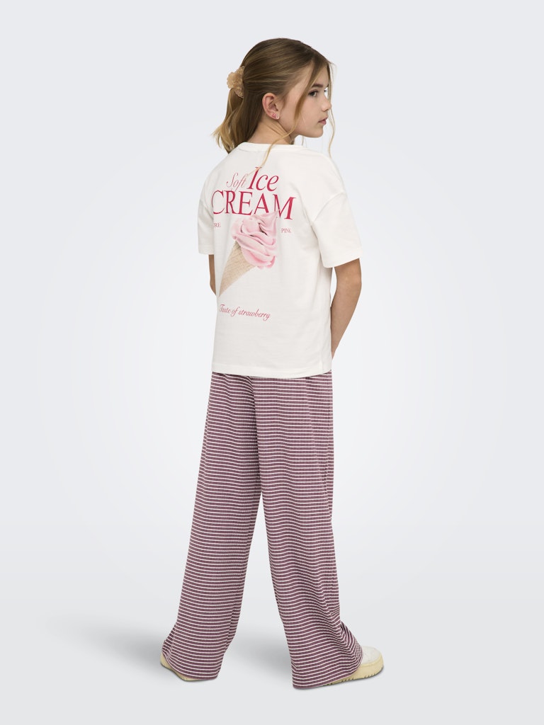 Only Mädchen T-Shirts & Tops Cloud Dancer/Ic