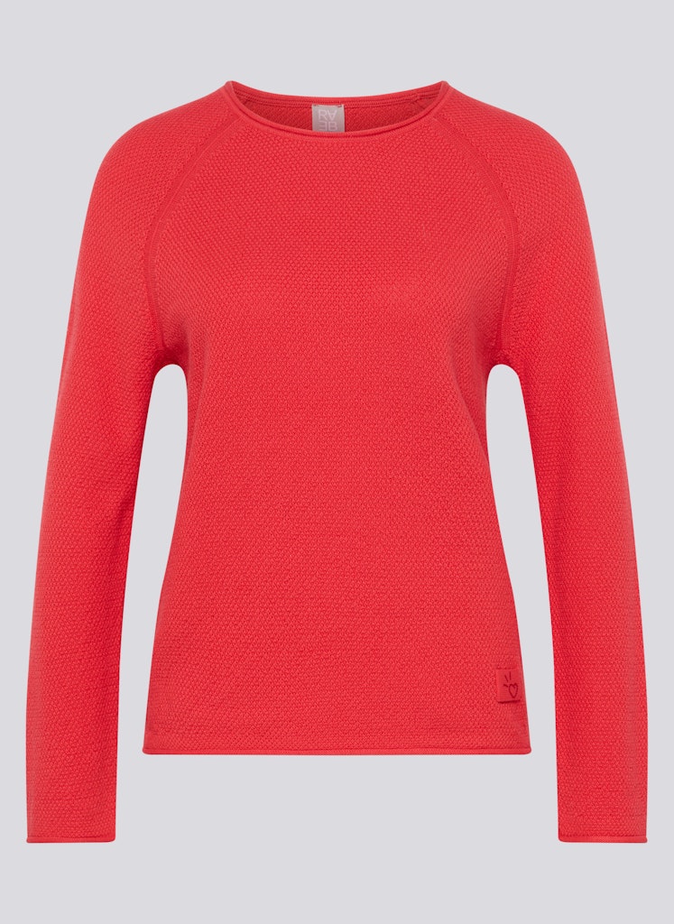 Rabe Damen Pullover Koralle
