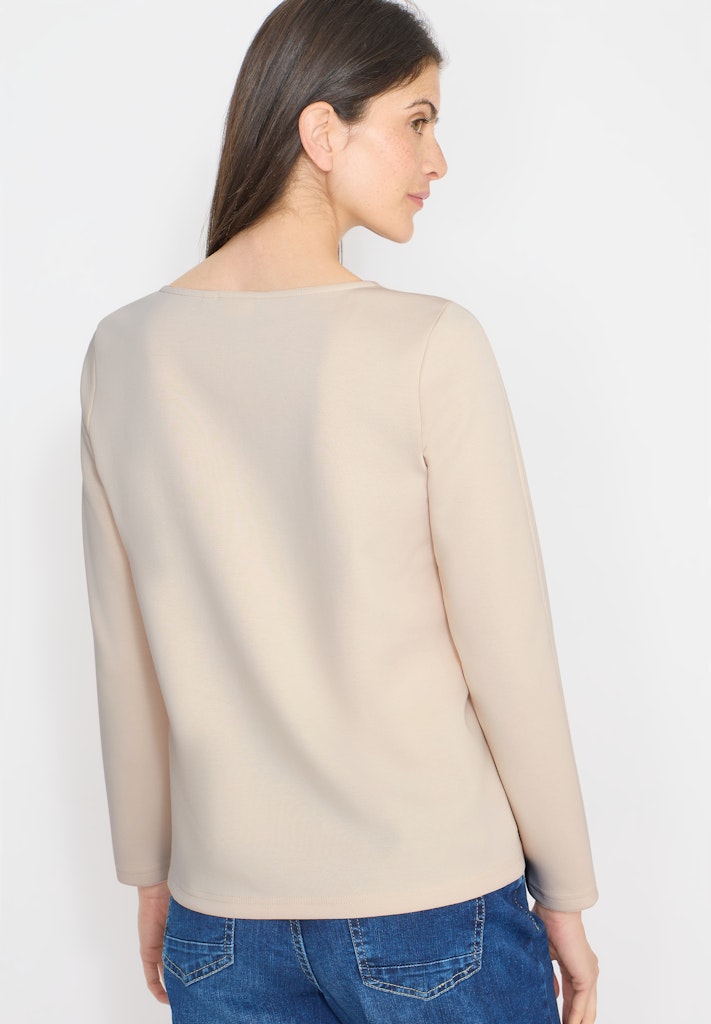 Cecil Damen T-Shirts  Pearl Bei