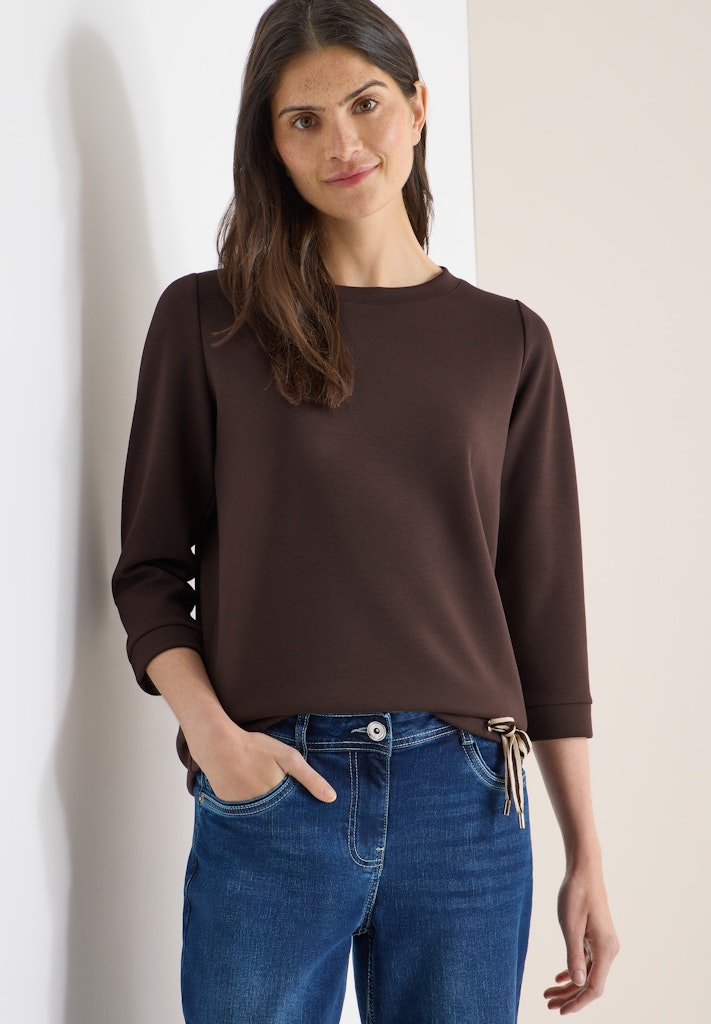 Cecil Damen T-Shirts  Macchiato