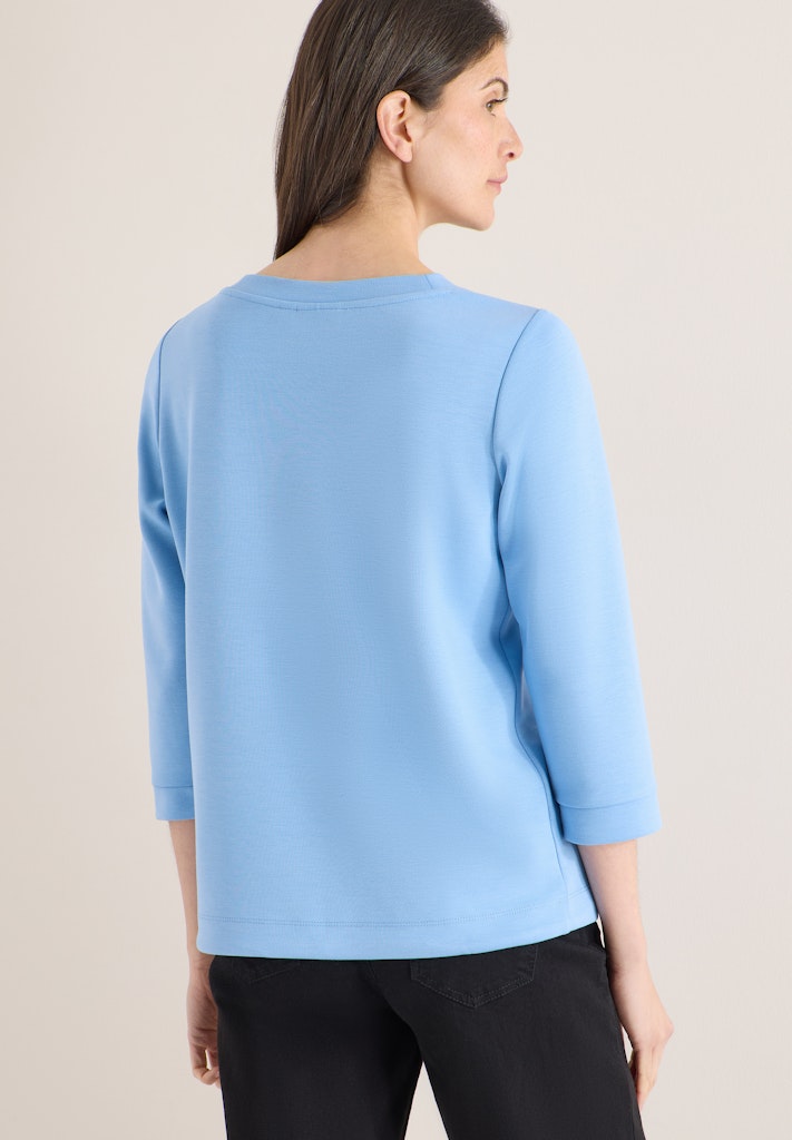 Cecil Damen T-Shirts Cloud Blu