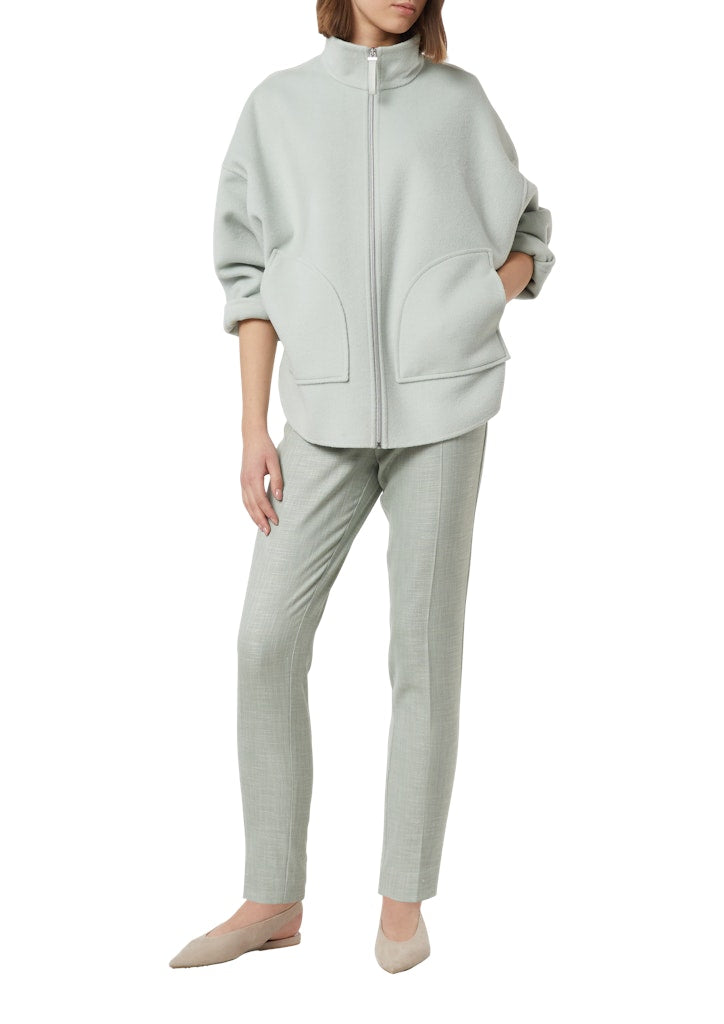 Comma Damen Hosen Blue Green