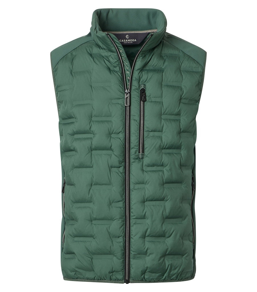 Casa Moda Herren Westen  Gruen