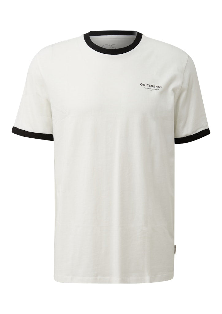 QS by S.Oliver Herren T-Shirts kurz White