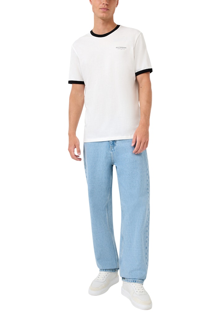 QS by S.Oliver Herren T-Shirts kurz White