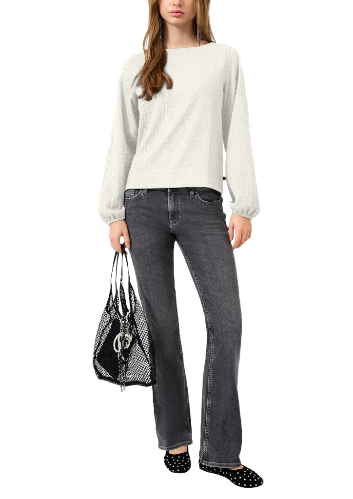QS by S.Oliver Damen T-Shirts White
