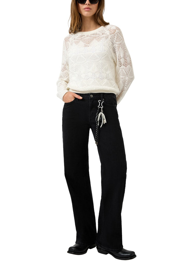 QS by S.Oliver Damen Pullover White