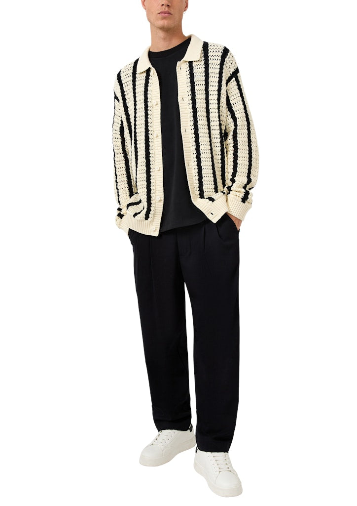 QS by S.Oliver Herren Pullover White