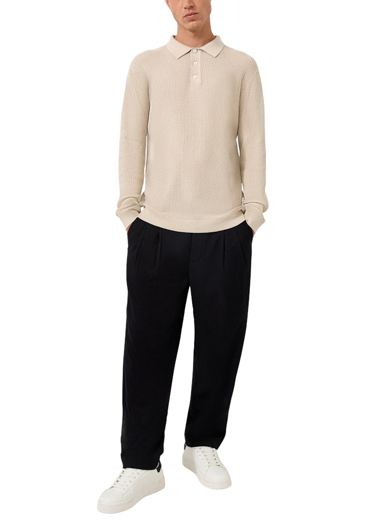 QS by S.Oliver Herren Pullover Grey/Black