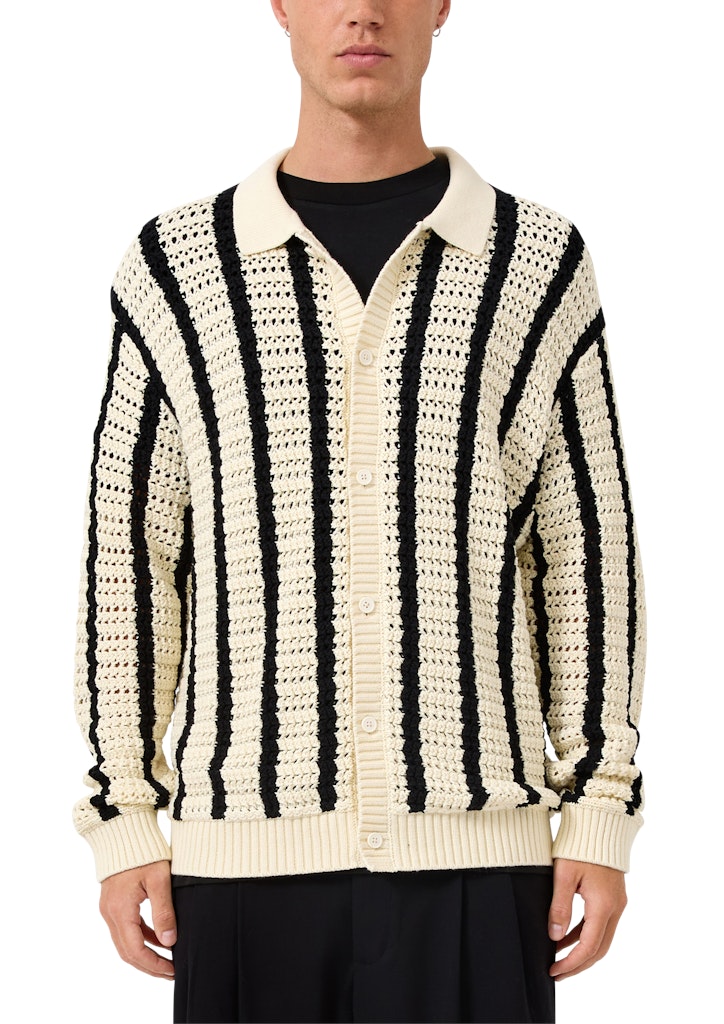 QS by S.Oliver Herren Pullover White
