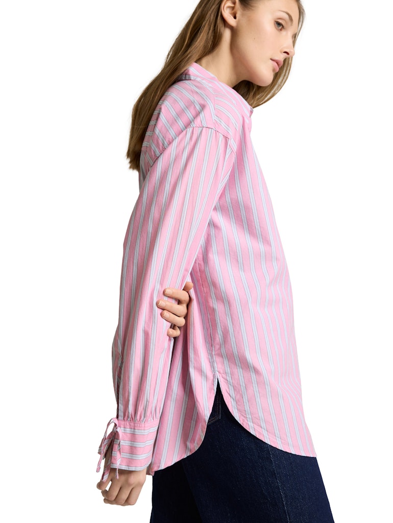 Tom Tailor denim Damen Blusen Pink Blue White