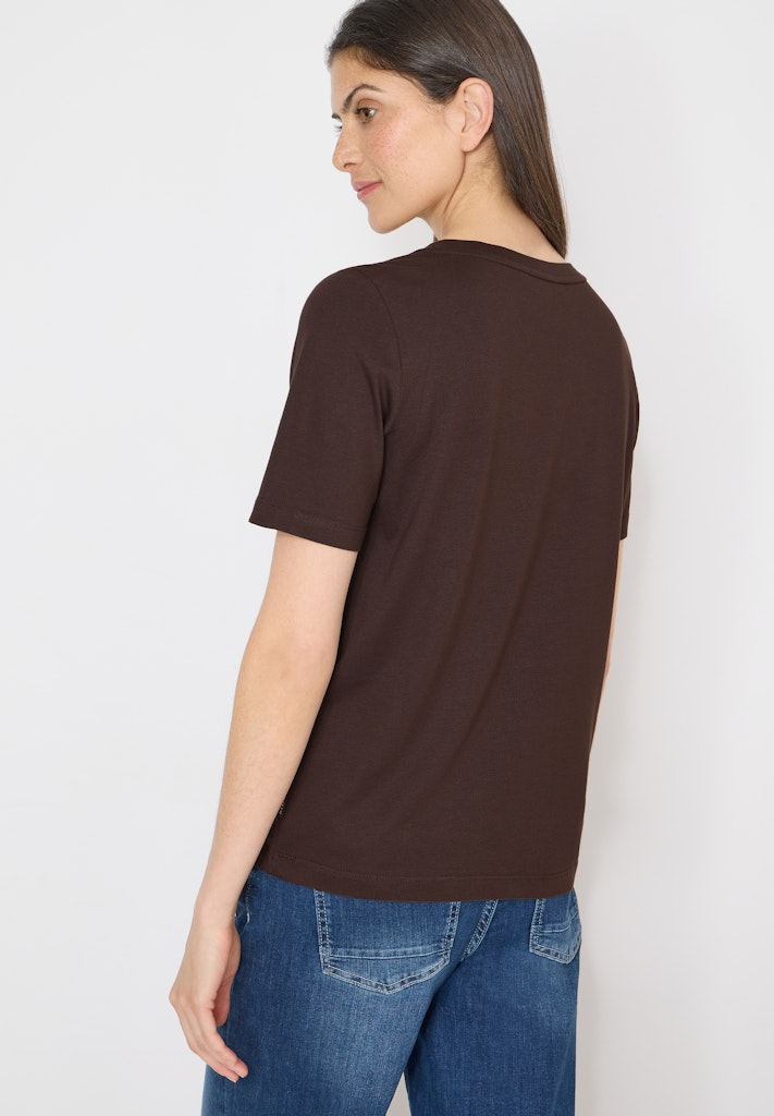 Cecil Damen T-Shirts  Macchiato