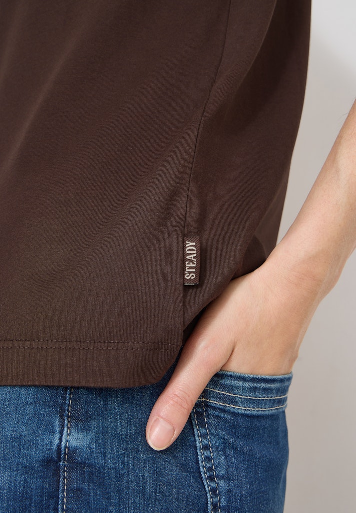 Cecil Damen T-Shirts  Macchiato