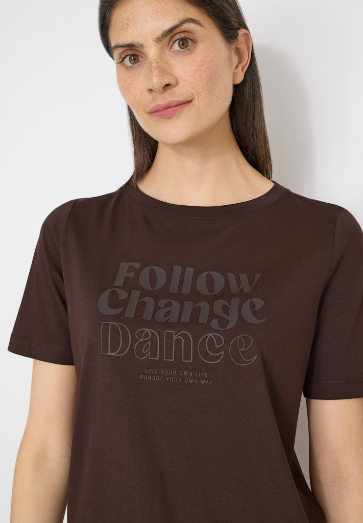 Cecil Damen T-Shirts  Macchiato