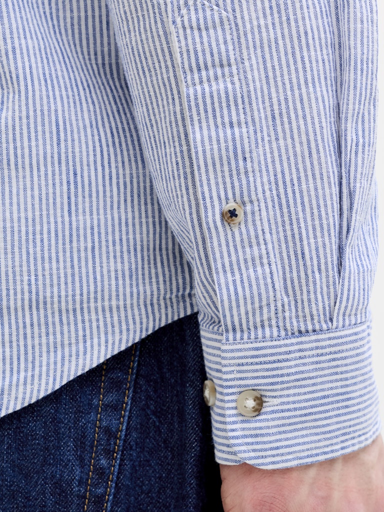 Jack & Jones Herren Hemden lang Infinity/Stripe
