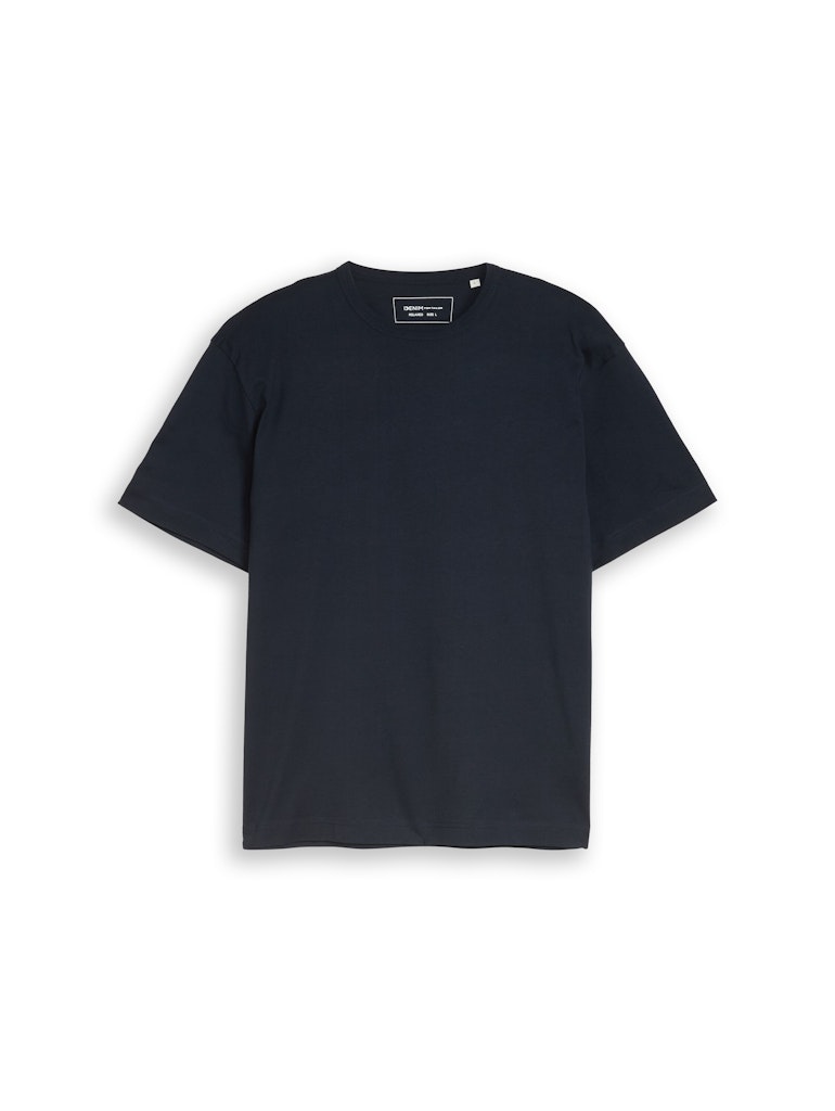 Tom Tailor denim Herren T-Shirts kurz Sky Captain Blu