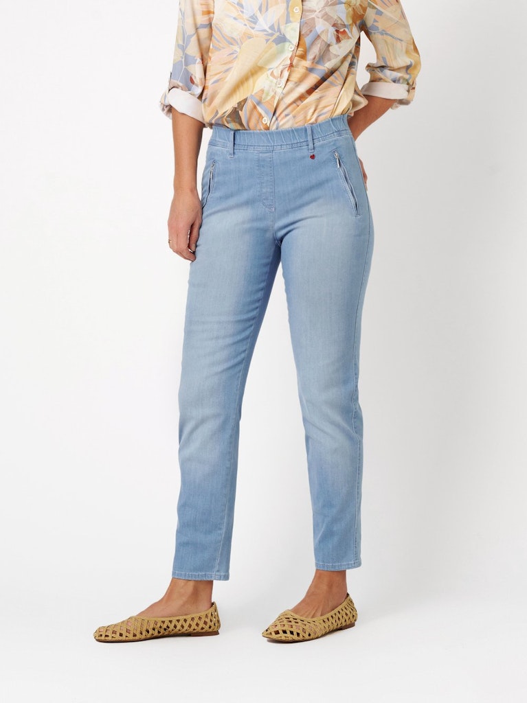 Toni Dress Damen Hosen Light Softblue