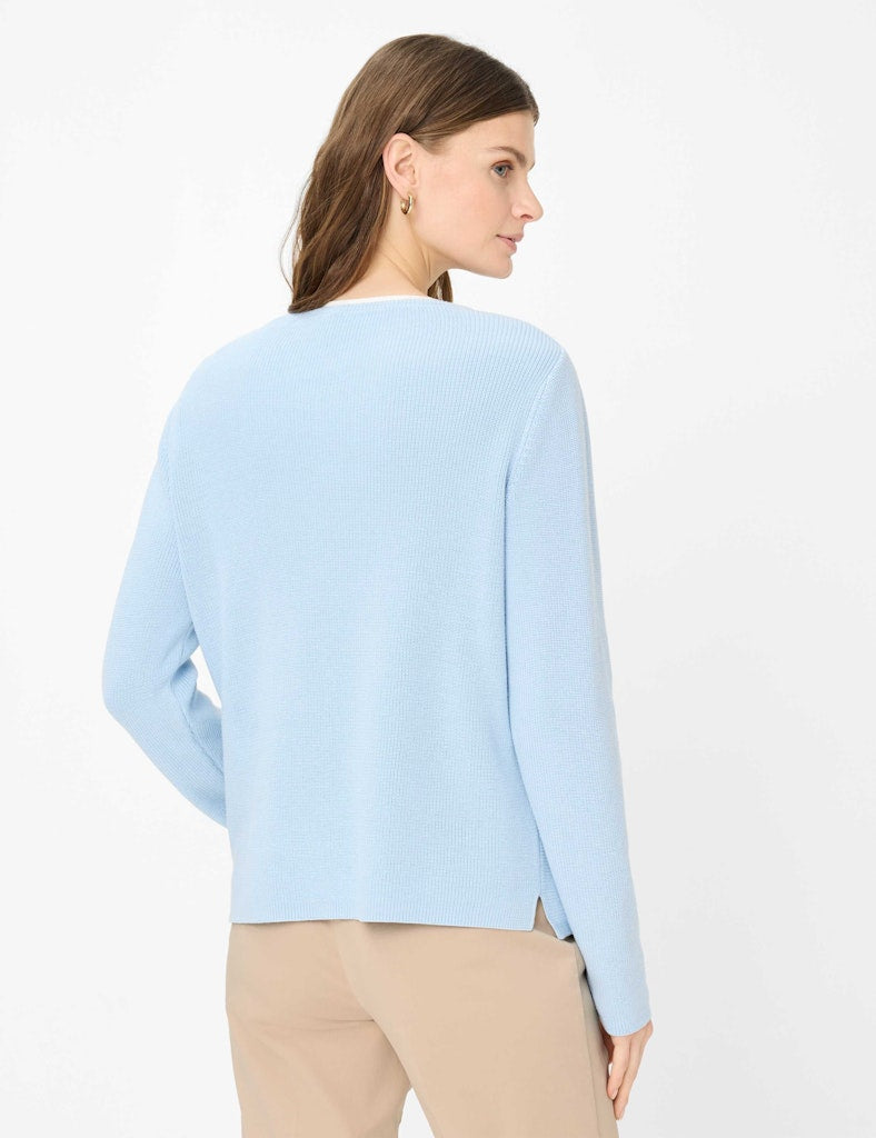 Brax Damen Pullover Vintage Blue