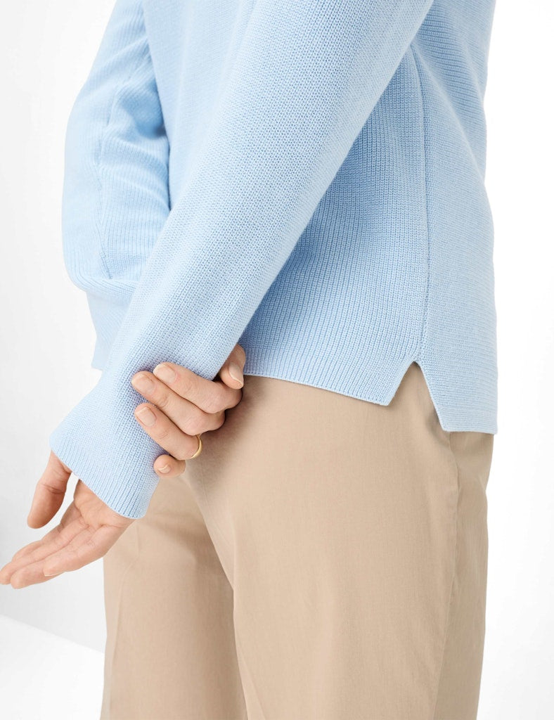 Brax Damen Pullover Vintage Blue