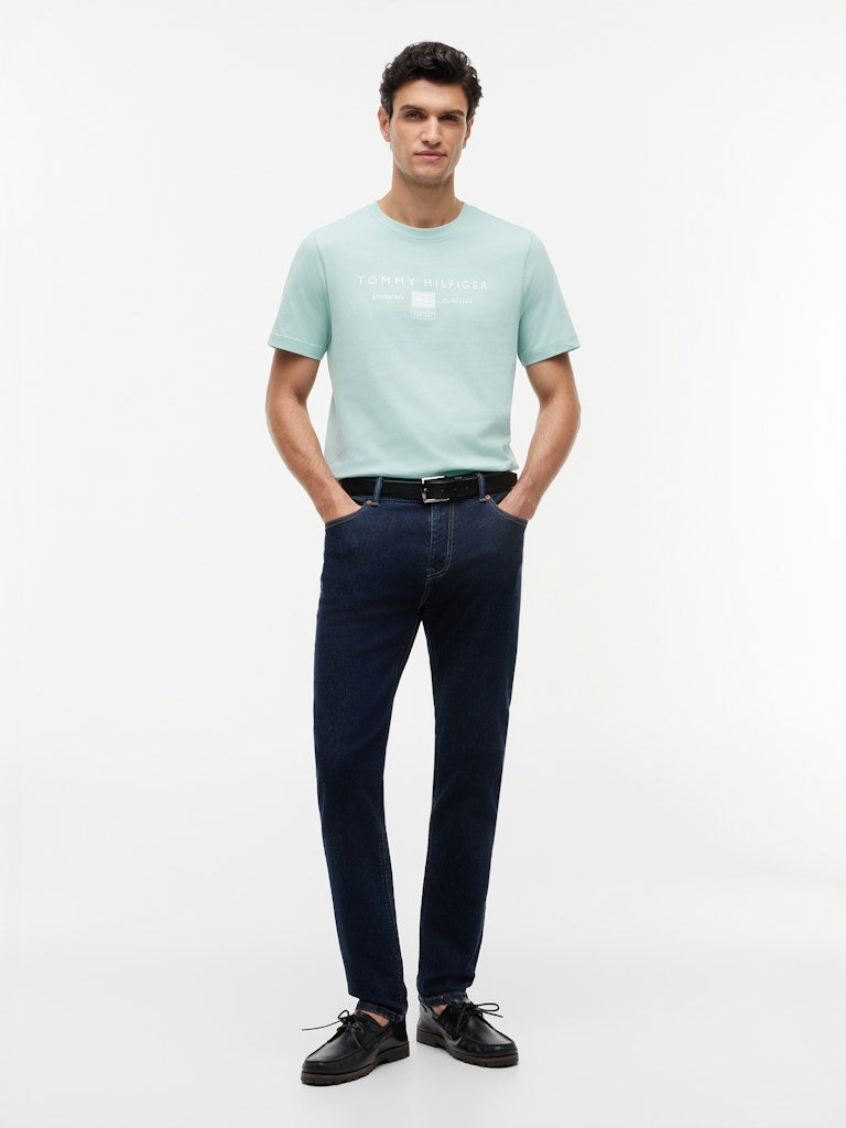 Tommy Hilfiger Herren T-Shirts kurz Mai Green