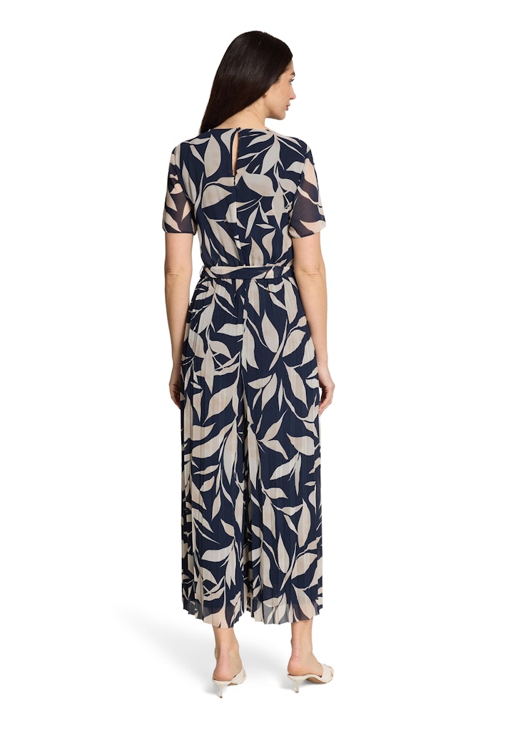 Betty & Co Damen Jumpsuits Dark Blue/Natur