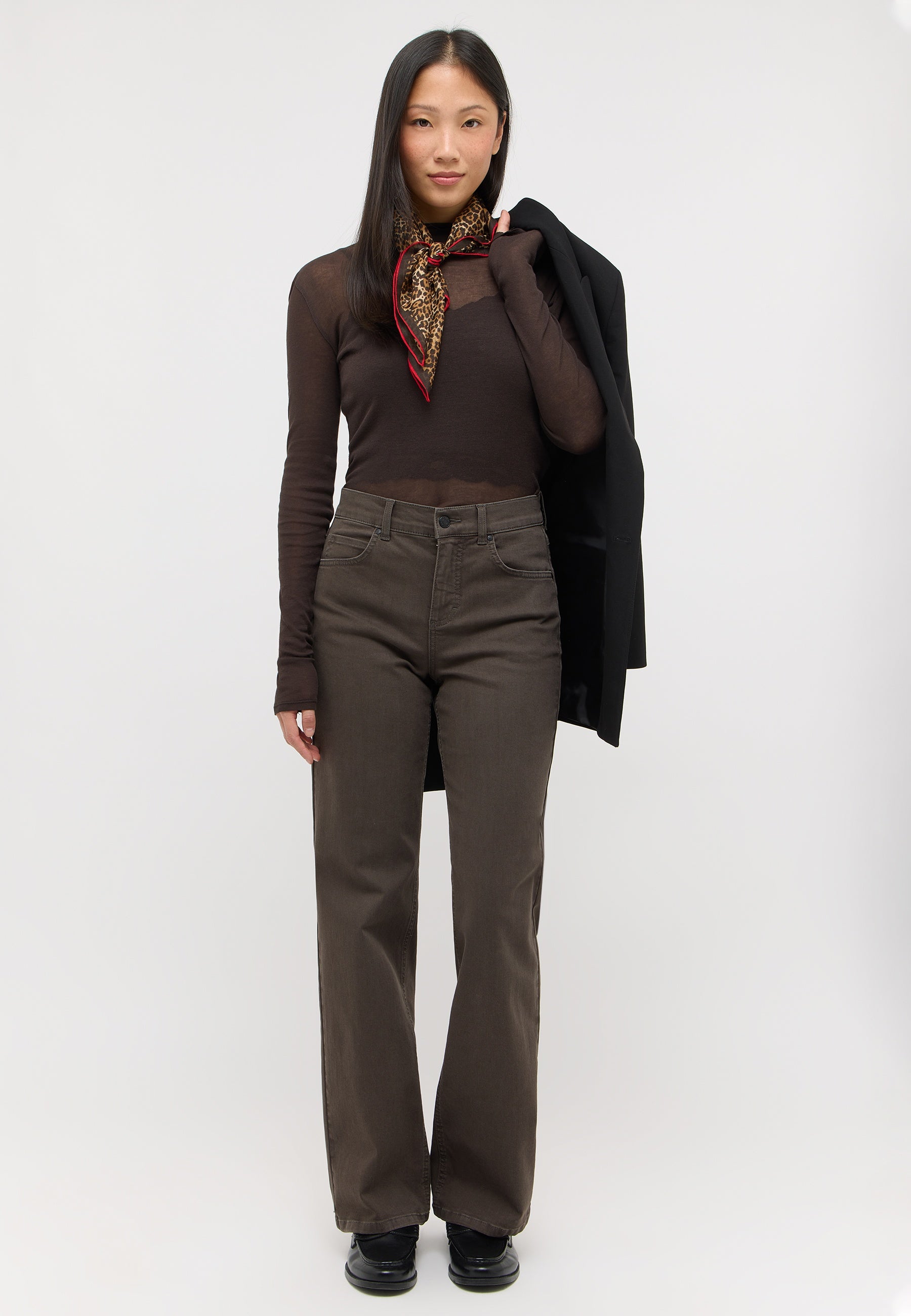 Angels Damen Jeans  Chocolate