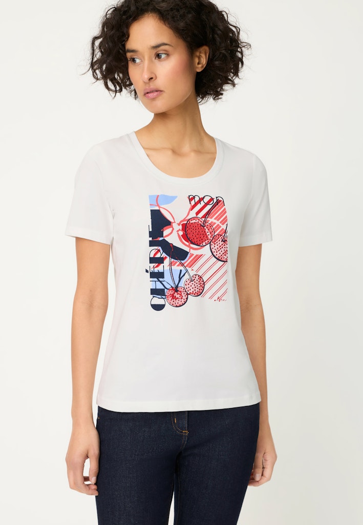 Olsen Damen T-Shirts Off White