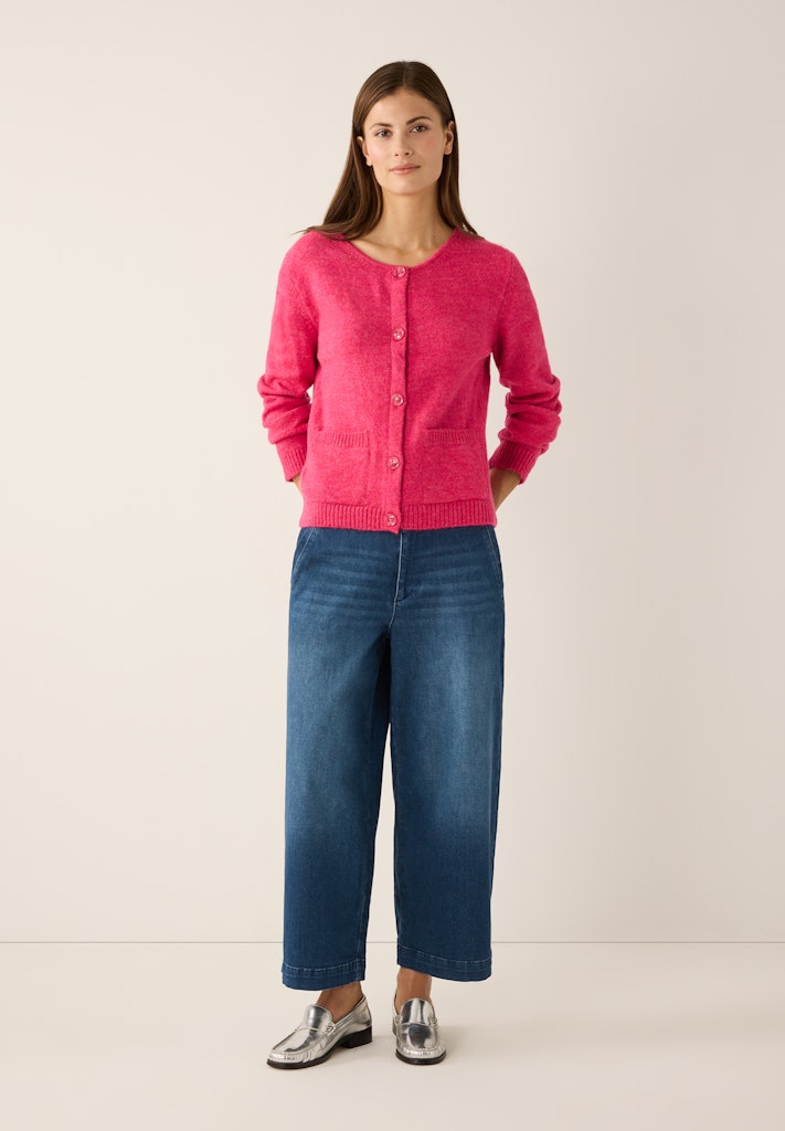 More & More Damen Jeans Dark Blue