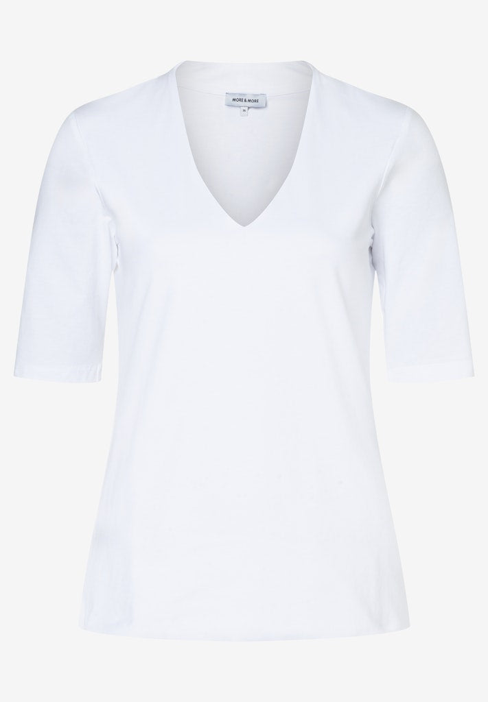 More & More Damen T-Shirts  White