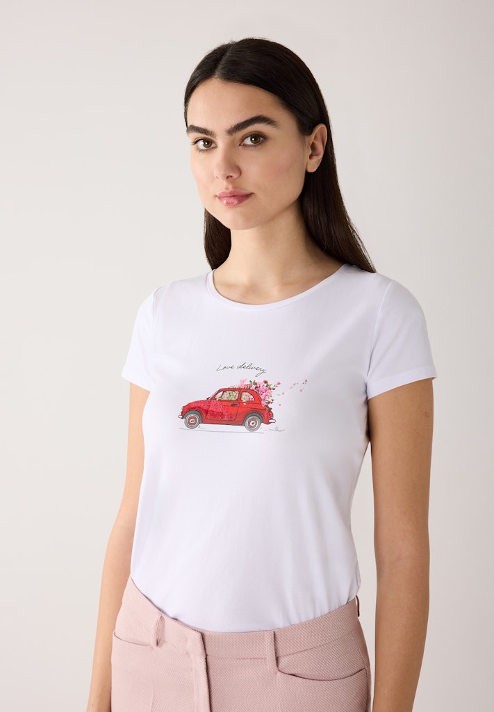 More & More Damen T-Shirts White