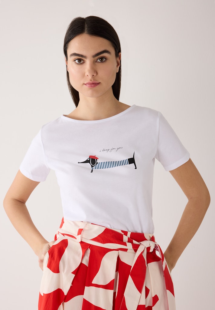More & More Damen T-Shirts  White