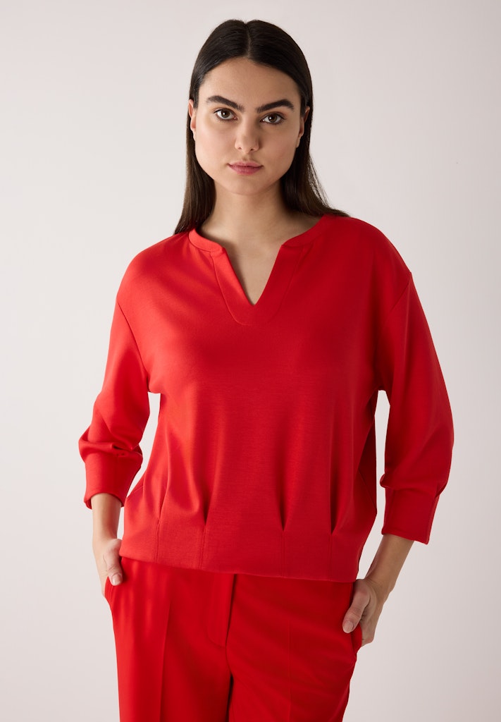 More & More Damen Sweatshirts  Tulip Red