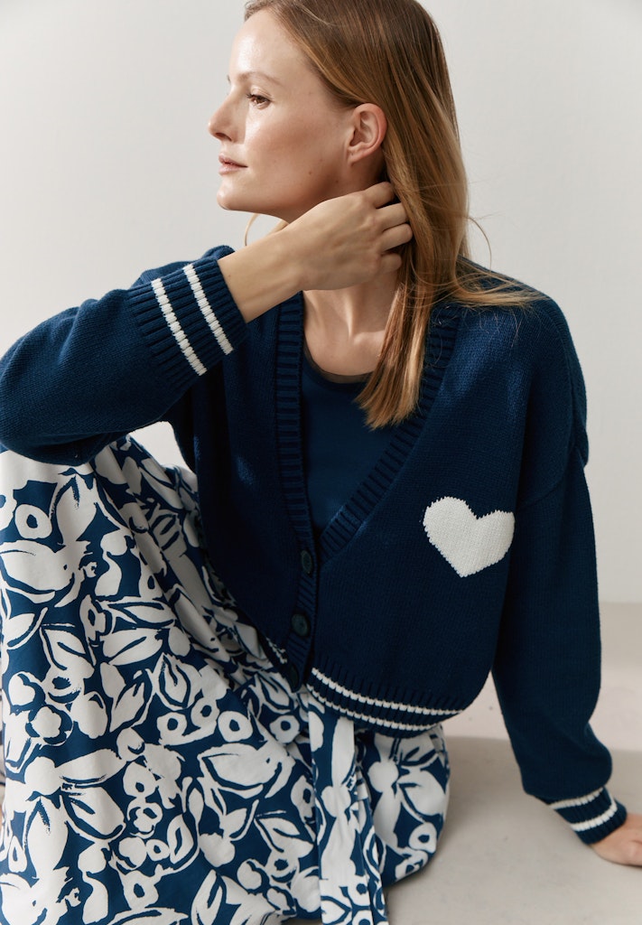 More & More Damen Strickjacken Classic Bl