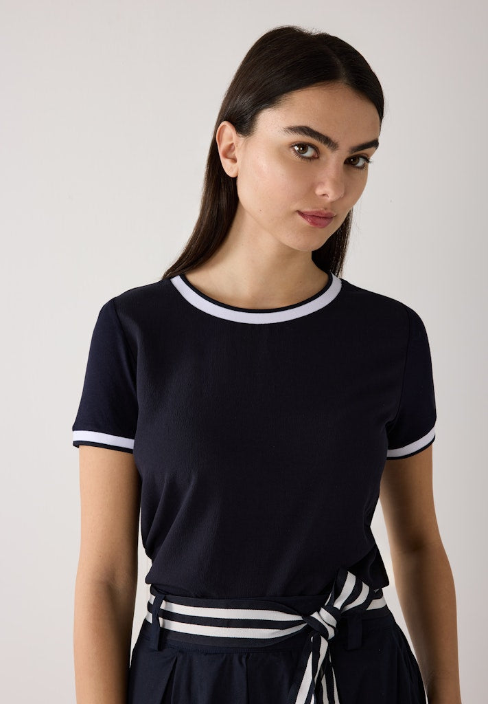More & More Damen T-Shirts  Marine