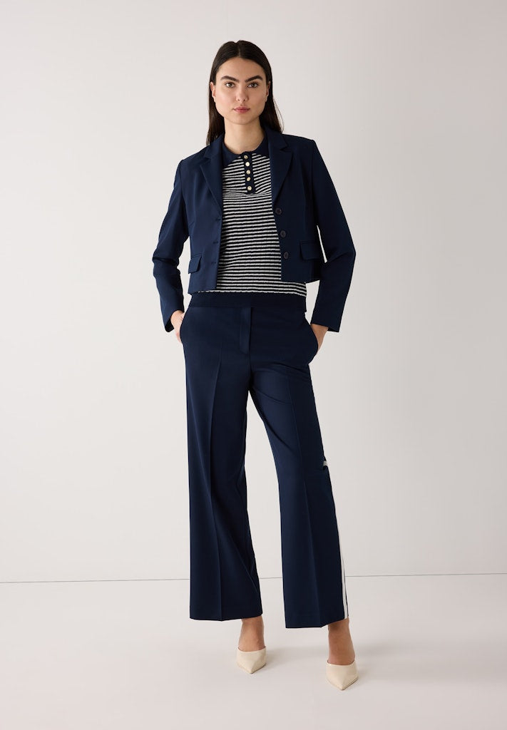 More & More Damen Hosen Classic Bl