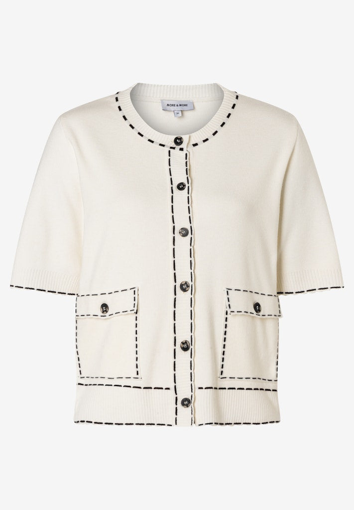 More & More Damen Strickjacken  Off White