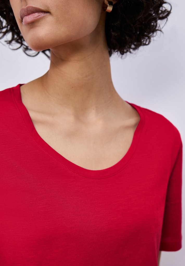 Street One Damen T-Shirts  Salsa Red
