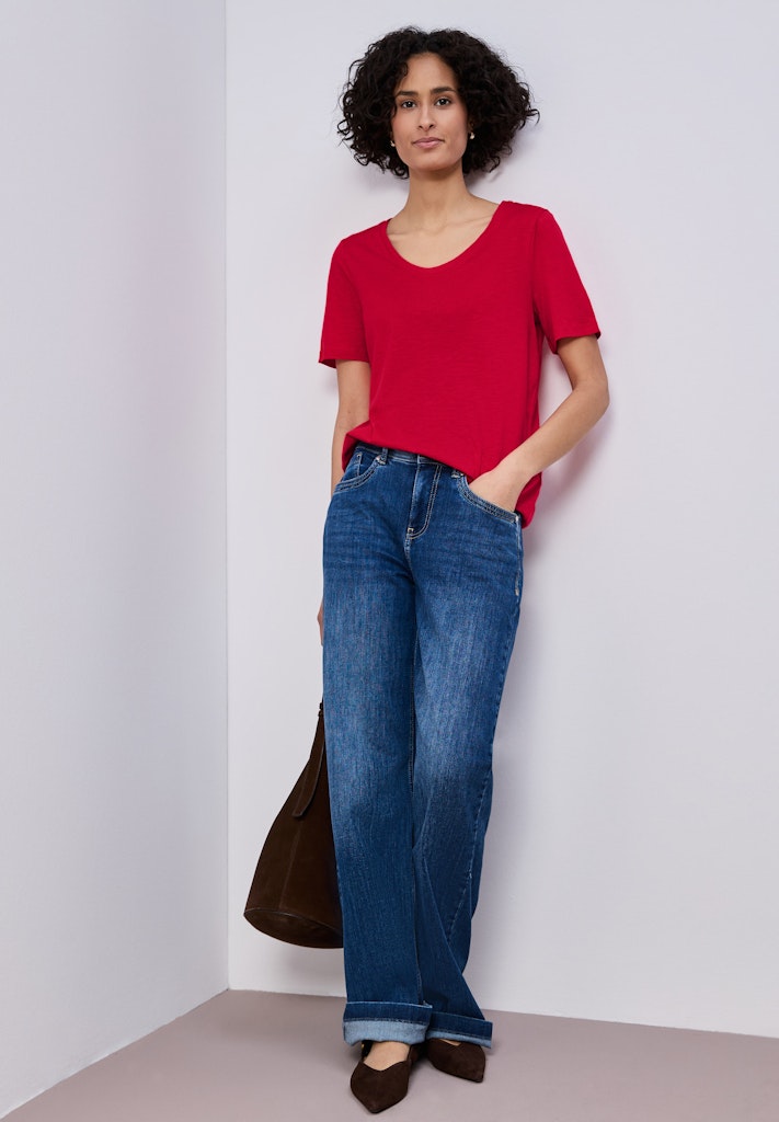 Street One Damen T-Shirts  Salsa Red