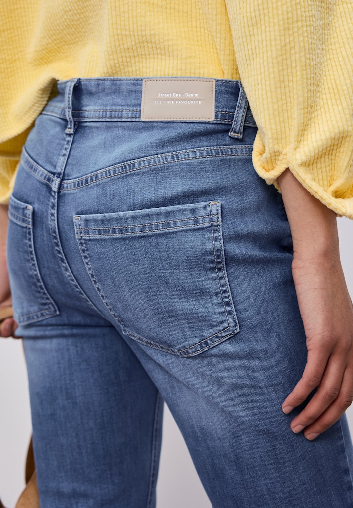 Street One Damen Hosen  Light Blu