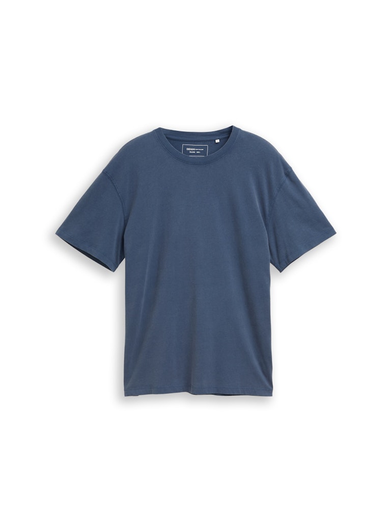 Tom Tailor denim Herren T-Shirts kurz Nighttime Blue